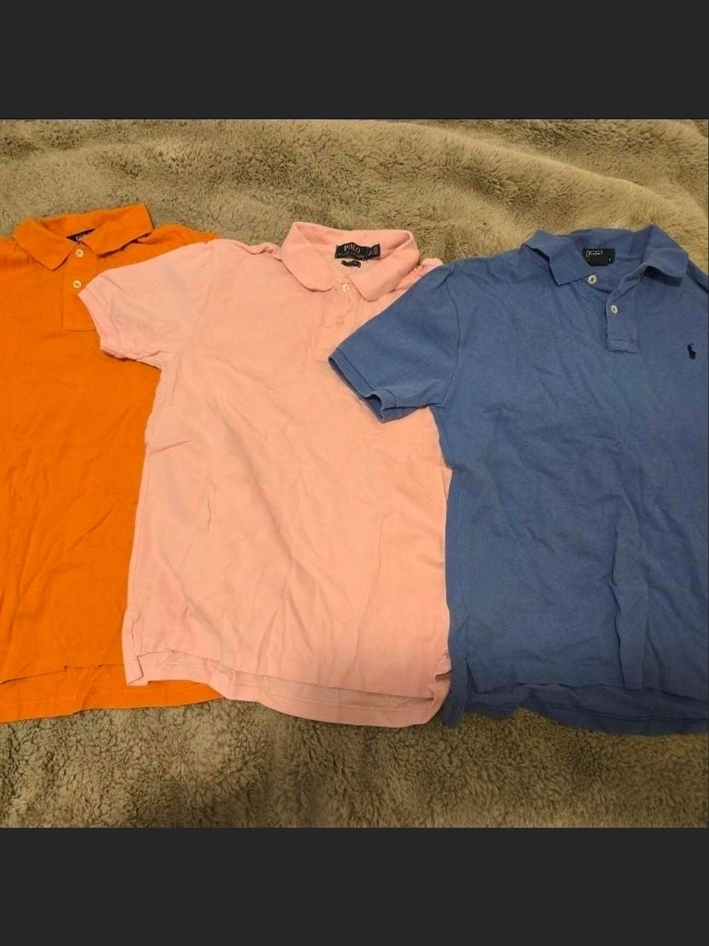 Polo by Ralph Lauren Orange, Pink & Blue Polo Trio
